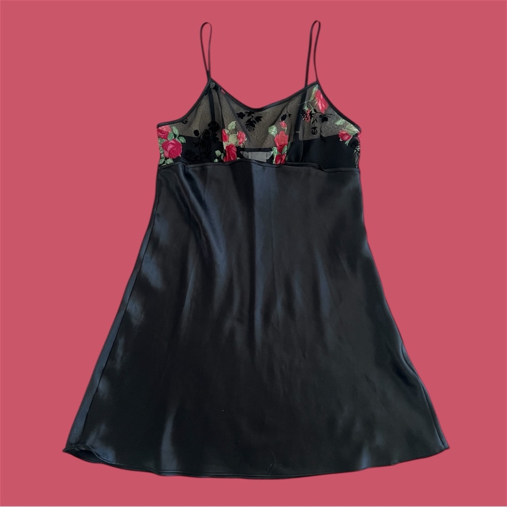 Black Slip Lingerie Dress!